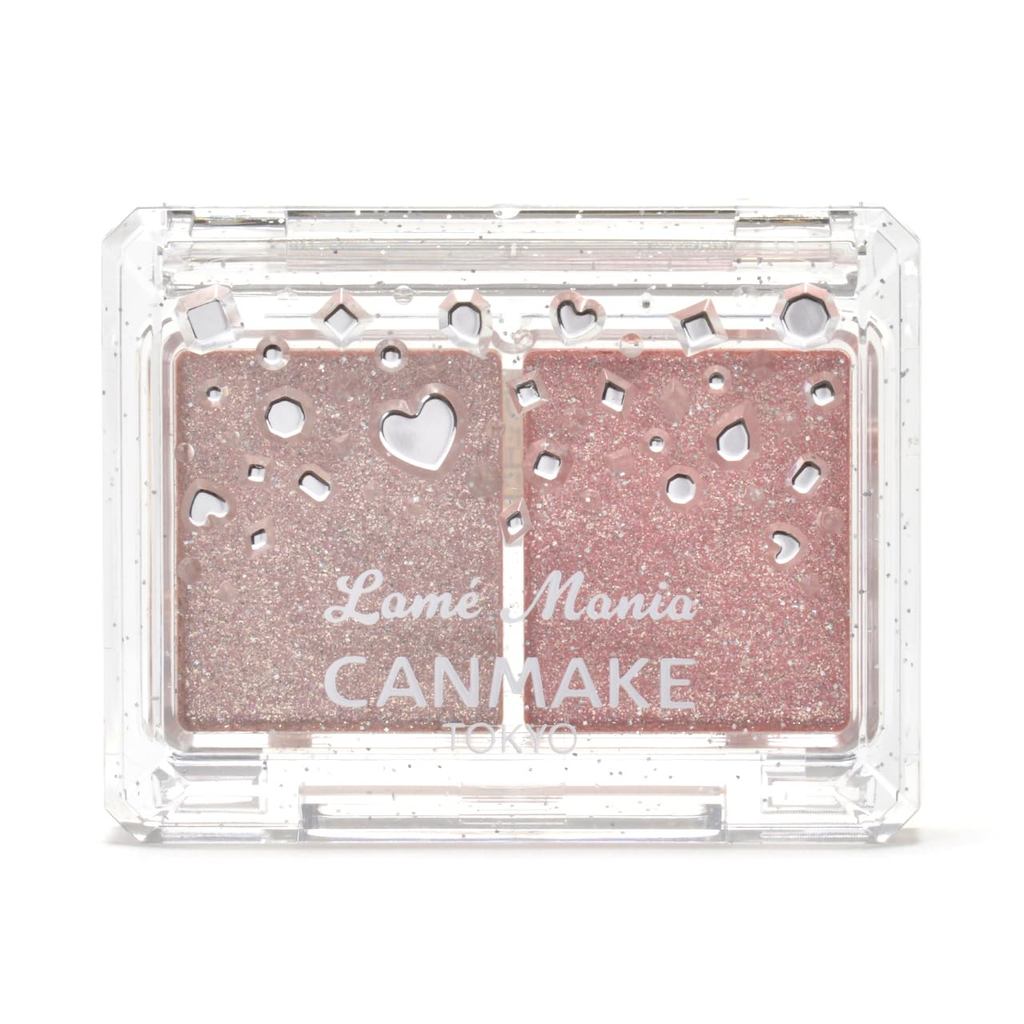 Canmake Lame Mania 02 27g Phấn Mắt Lame Shadow Shine Shine Pearl 2 Màu Phấn Mắt Màu Hồng Pastel Trực