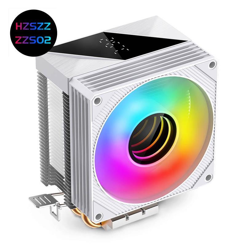 KF200 CPU Cooler ARGB Quạt yên tĩnh 2 Ống nhiệt Bộ tản nhiệt không khí cho LGA1700 1200 115X AM4 AM5