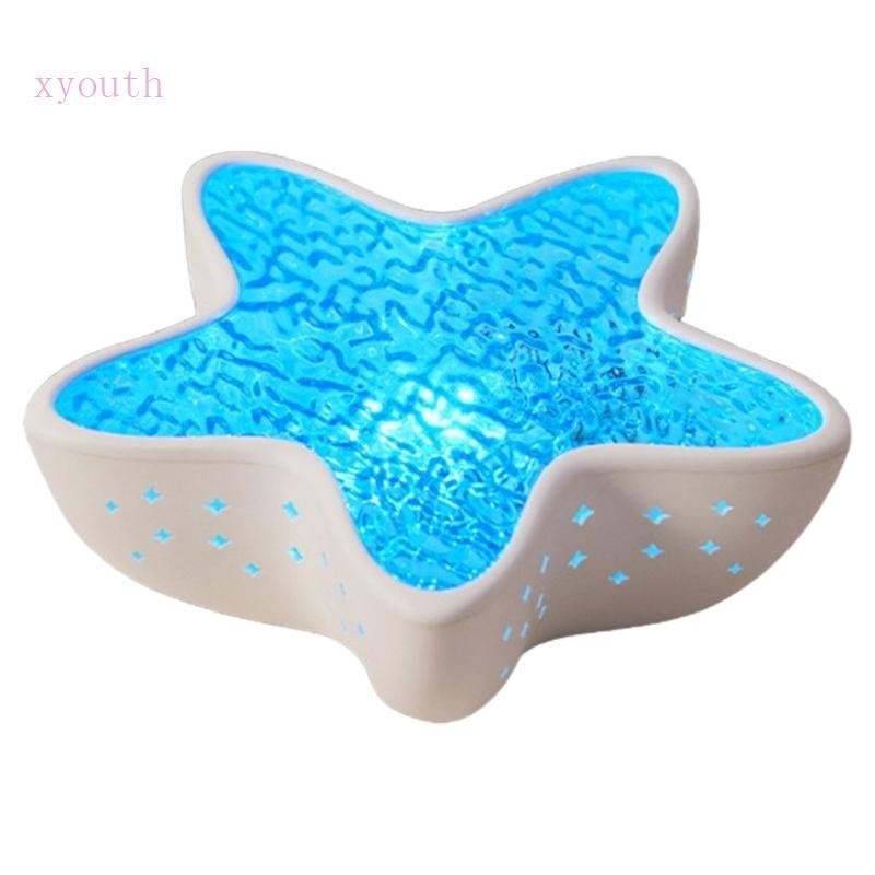Xy Star Night Light Rotating Ocean Projector Soothing Ambient Light For Kids Room Nursery Relaxation