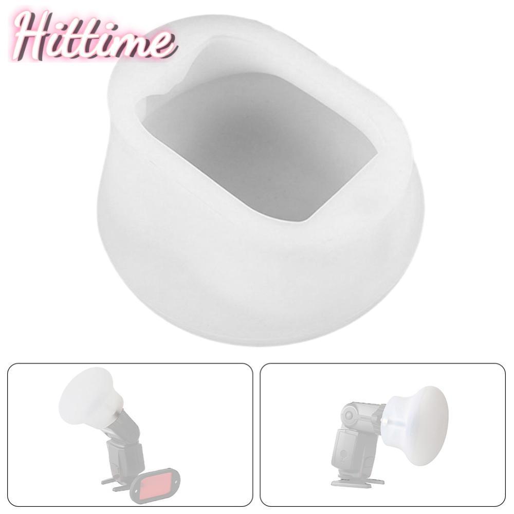 HITTIME Đa Năng Silicon Mềm Flash Light Cover Khuếch Tán Mái Vòm Bounce Phù Hợp Cho Godox V860 V850 