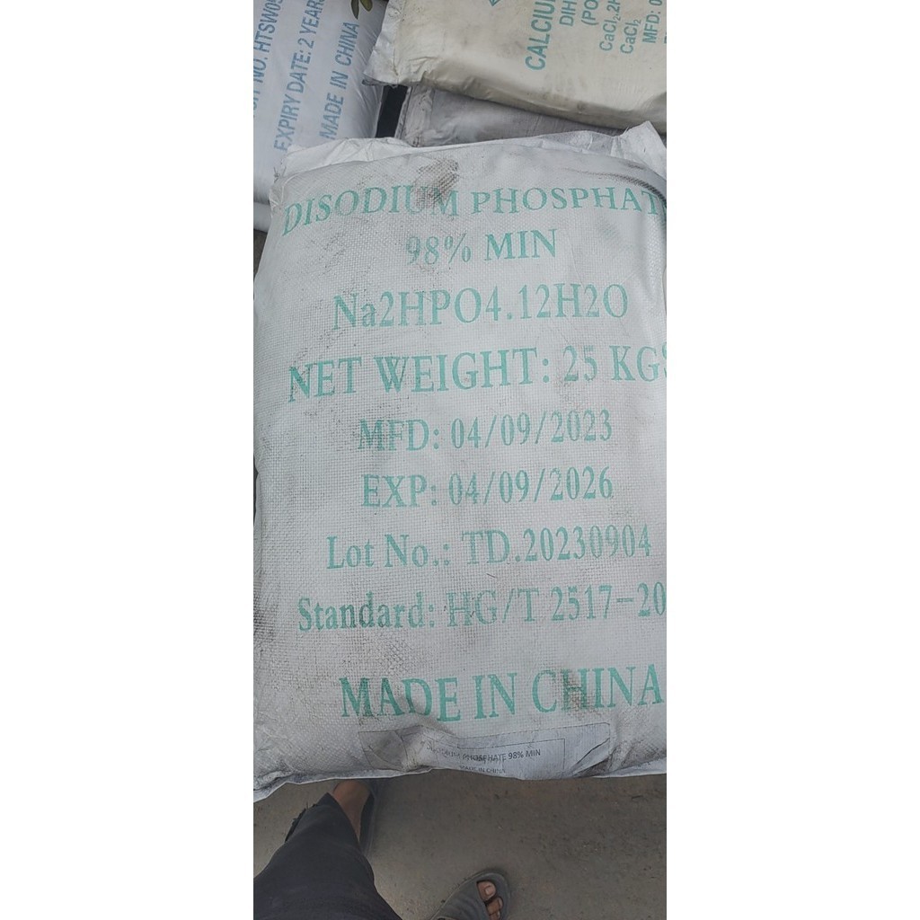 (Hỏa tốc) Hóa chất Disodium hydrogen phosphate dodecahydrate Na2HPO4 12H2O Túi 500g natri hydro phot