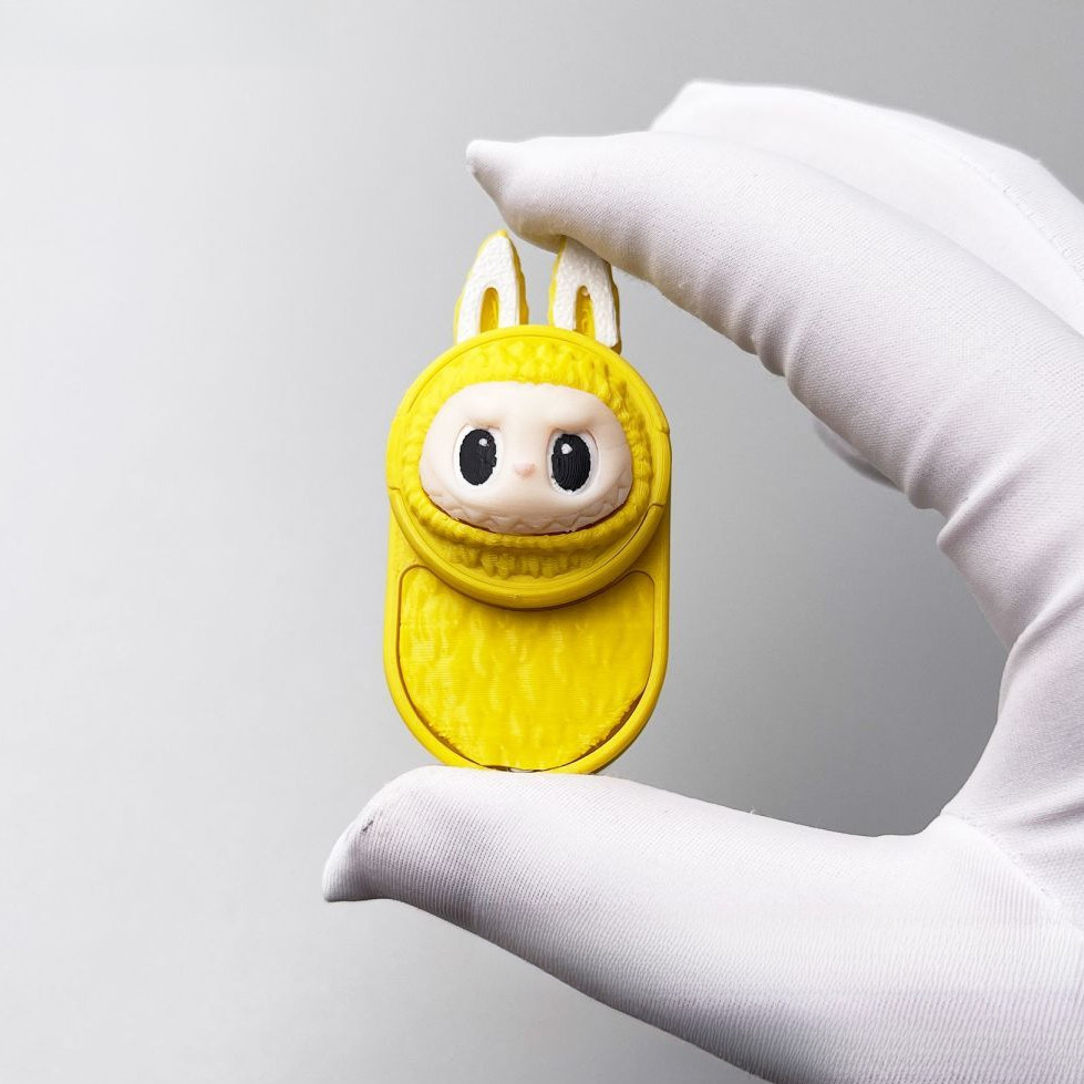 LABUBU Giải Nén EDC Đồ Chơi 3D In Thẻ Đẩy Ding Ding Rhythm Fingertip Toy