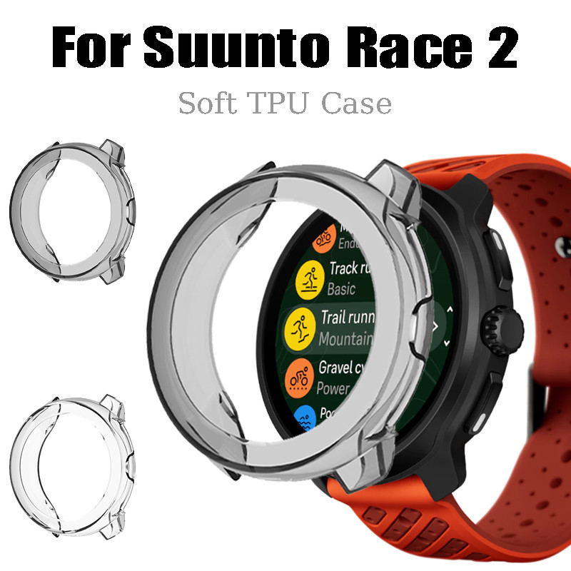 Ốp Bảo Vệ TPU Cho Suunto Race 2 Vỏ Bảo Vệ Toàn Diện Trong Suốt Cao Cấp Cho SUUNTO RACE 2 Vỏ Bảo Vệ M
