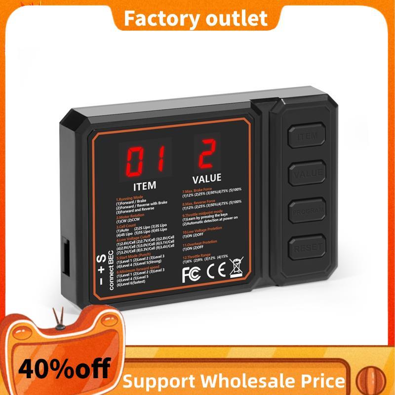 Thẻ Lập Trình Cho Thuyền RC 50 Đến 150A ESC Bộ Điều Khiển Tốc Độ Điện Tử RC Xe Trục SCX10 TRX4 EX861