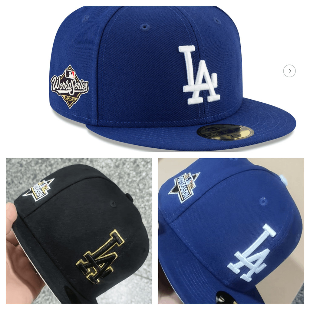 Dodgers Cap Nam Nữ Mũ Bóng Chày Full Closed Fit Mũ Hip Hop