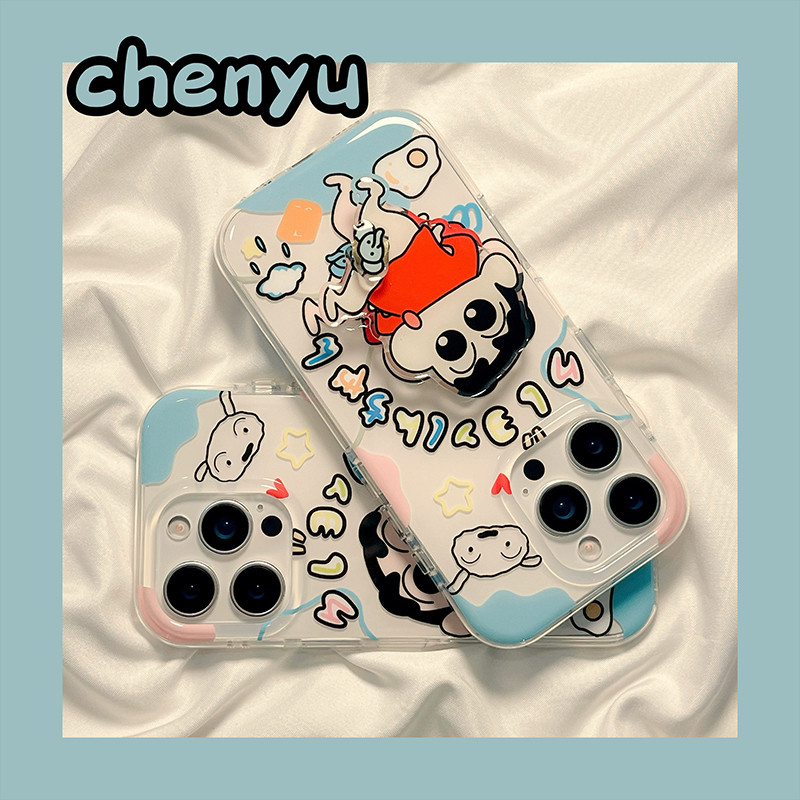 Dễ Thương Crayon Shin-Chan Elephant Bracket Thích Hợp Cho Apple 16 Vỏ Điện Thoại Hoạt Hình iphone17p