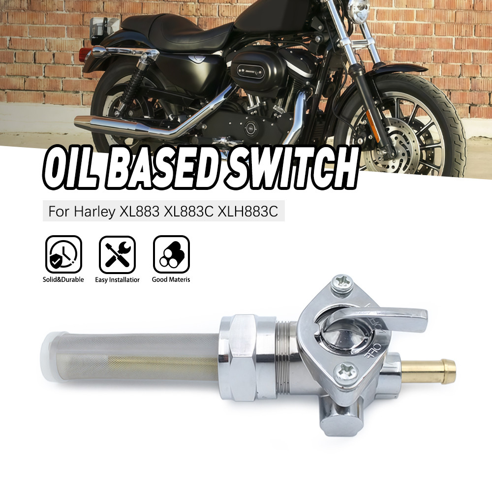 Xe Máy Petcock Van Nhiên Liệu 22 Mm Spigot Cho Harley Sportster XL883 XL883C XLH883C Hugger XLH883 S