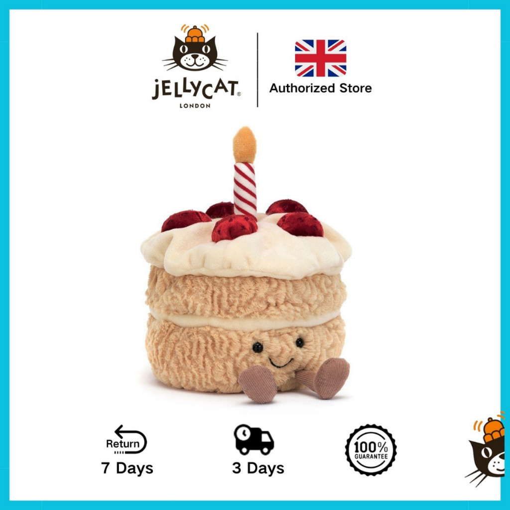 [Quà tặng cho bạn] Bánh sinh nhật Jellycat mềm mại và thân thiện với da sẽ không rơi ra dễ dàng Búp 