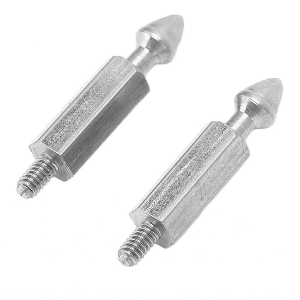 1buycart1 2 Chiếc RC Tán Gắn Bu Lông Máy Bay Trực Thăng Mũi Bao Hợp Kim Nhôm Bạc Cho FW200