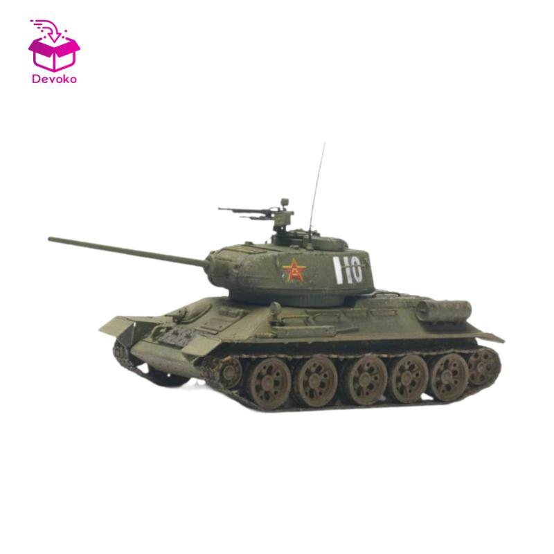 1: 72 Nga T34 Xe Tăng Lắp Ráp Mô Hình Để Bàn Trang Trí Sưu Tập 4D Xe Tăng Hiện Đại
