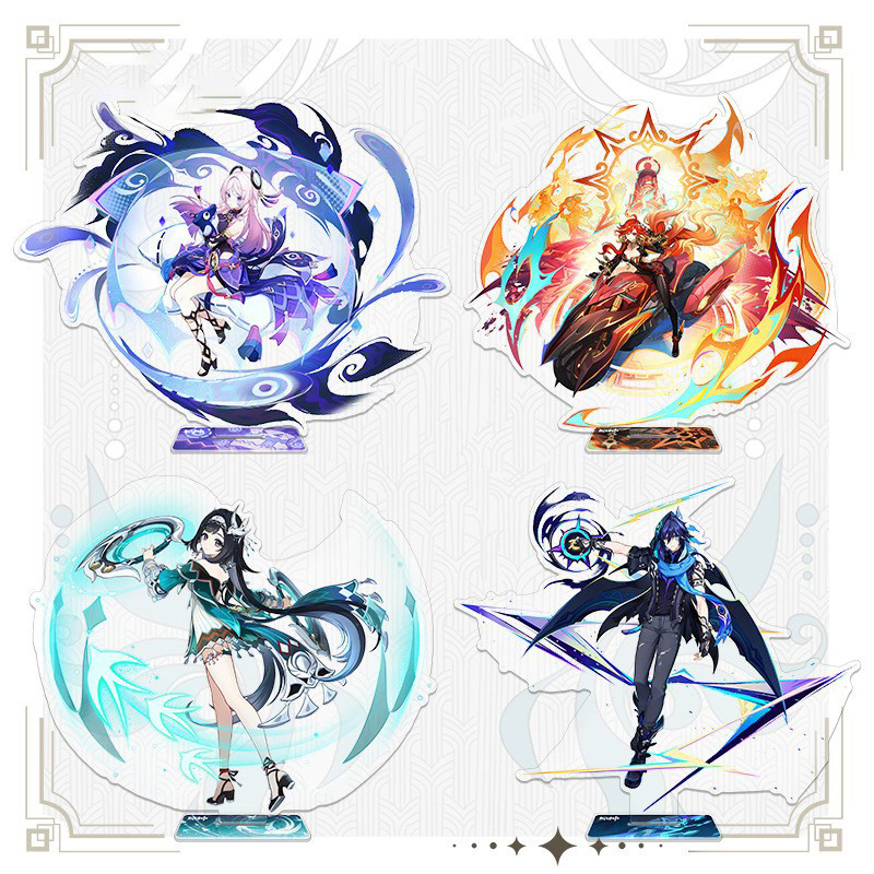 Genshin Impact Stand Kinich Venti Furina Acrylic Standee Hình