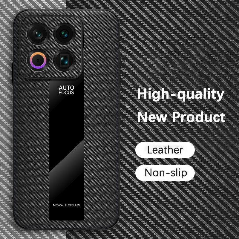 Vỏ Cho Meizu 22 5G Meizu22 Vỏ Điện Thoại Da Acrylic Sợi Carbon Mềm Silicon Bảo Vệ Cạnh Cứng Mặt Sau 