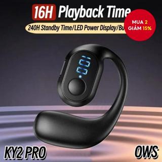 Tai nghe không dây KY2 PRO Dẫn truyền không khí Tai nghe OWS HiFi Ear-Hook Âm nhạc thể thao Tai nghe khử tiếng ồn cho tất cả các điện thoại thông minh
