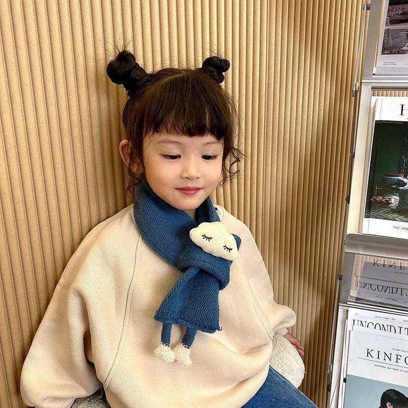 Baby Scarf Autumn and Winter Boys and Girls Warm 6-December Scarf Children's Scarf Baby Korean Fashi