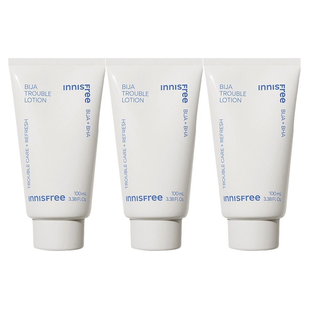 Sữa dưỡng Innisfree Bija BHA Trouble Lotion, 100ml, 3 chai