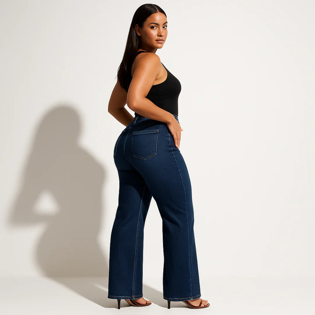 Quần Jean Nữ Retro Plus Size,Slim-Fit Ôm, Phù Hợp Hàng Ngày - 511KZ20