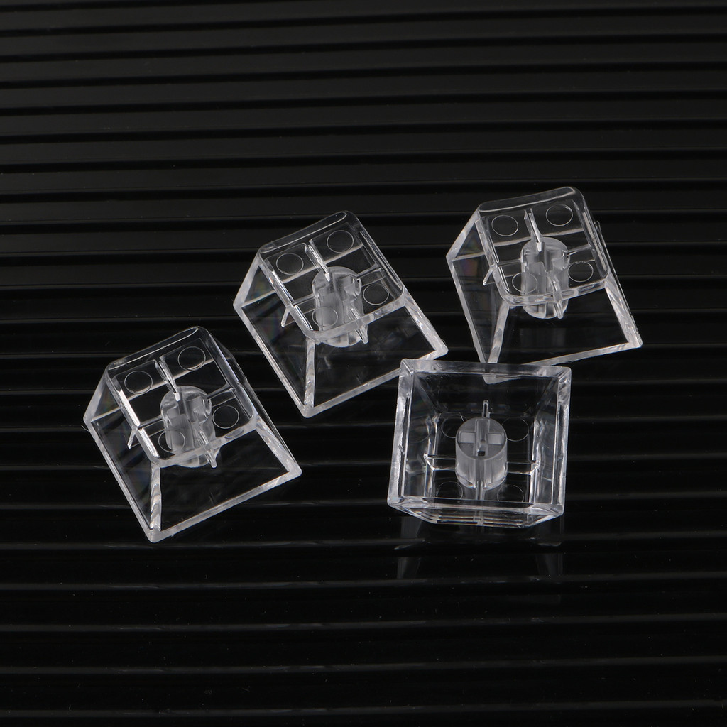 JKDK Keycap Trong Suốt Cao Cấp Chất Liệu PC Chiều Cao Nhà Máy Nguyên Bản Chất Liệu Mờ R4 ESC Máy Kiể