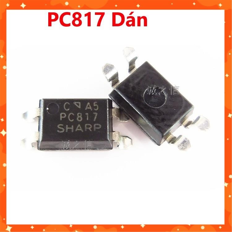 Opto PC817 chân dán SOP 8, SMD - IC Cách Ly Quang