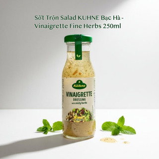 Sốt trộn salad kuhne bạc hà - vinaigrette fine herbs 250ml