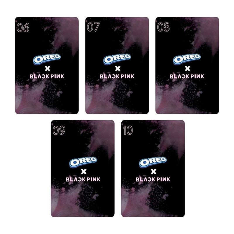 Hồng BLACK PINK BLACK PINK Oreo Joint Photocard Park Chae Young Kim Ji-Soo Lisa Kim Jenny Tự Chế Pho