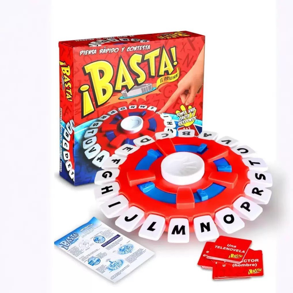 [Hàng có sẵn] BASTA Crazy Letter Board Game Fast Rhythm Family Party Game Toy WJG