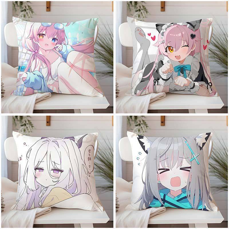 【Ready Stock】 Blue File Surrounding the Game ACGN Pillow Dormitory Bai Zi Pillow Cushion Room Bedroo