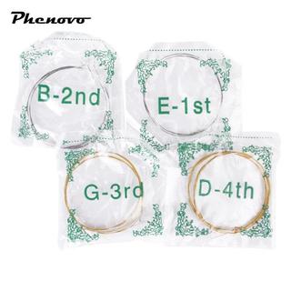 8 Chiếc Mandolin Loop End Dây Đồng Vết Thương G D A E Gauge Phụ Kiện Âm Nhạc
