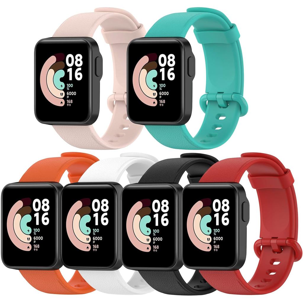FitTurn 6 Gói Dây Đeo Thể Thao Tương Thích Với Đồng Hồ Xiaomi Mi Lite 2 / Redmi Watch Lite 2 Band, D
