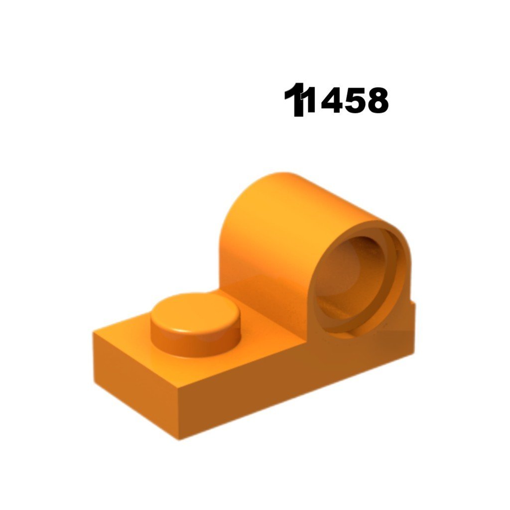 Khối Xây Dựng Trong Nước 11458 Một Mặt Với Một Lỗ Hạt Nhỏ Giáo Dục Khoa Học Khối Xây Dựng Phần MOC Z