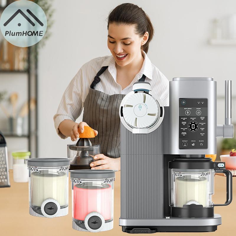 PlumHOME Pints Và Nắp Dành Cho Máy Làm Kem & Mềm Dòng Swirl NC700, Máy Rửa Chén An Toàn, XSK7PNTLD2B