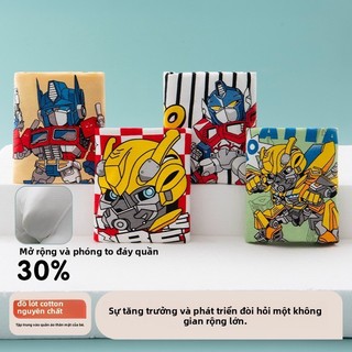 Bé Trai Boxer Quần Đùi Hoạt Hình Lớp Một Cotton Nguyên Chất Trẻ Em Trung Lớn Trẻ Em Học Sinh Boxer Thanh Thiếu Niên Phát Triển Tăng Trưởng