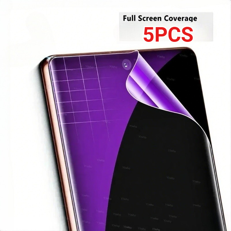 5 Miếng Dán Hydrogel Mềm Chống Ánh Sáng Xanh Cho HTC Wildfire X E6 E5 E4 E3 E2 E Star Plus lite Chốn