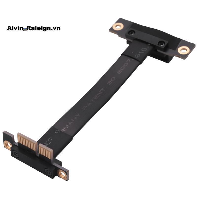 Cáp nâng PCIE X1 Dual 90 độ Góc phải PCIe 3.0 X1 sang X1 Cáp nối dài 8Gbps PCI Express 1X Riser Card