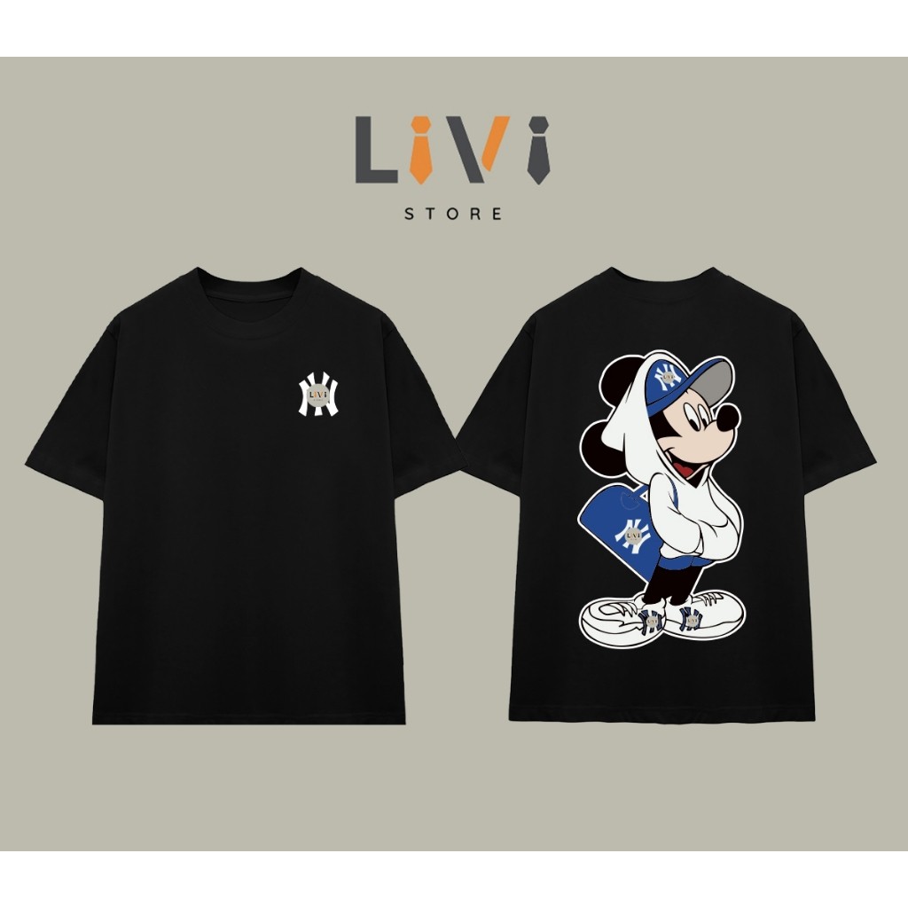 Áo Thun New York Cotton Cao Cấp Form Rộng LIVI005 - LiVi Store