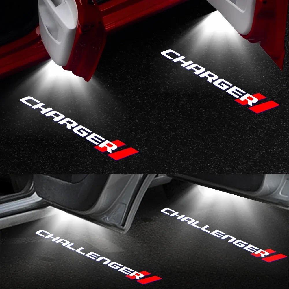 2 Chiếc Sạc Cửa Đèn Challenger Ghost Shadow Light Cho Dodge Challenger Sạc Xe Kiểu Dodge Cửa Đèn Lịc