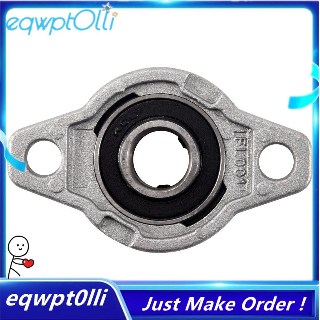  eQQ  FL001 Hợp kim kẽm 12mm Lỗ khoan Gối tự căn chỉnh Mặt bích chịu lực