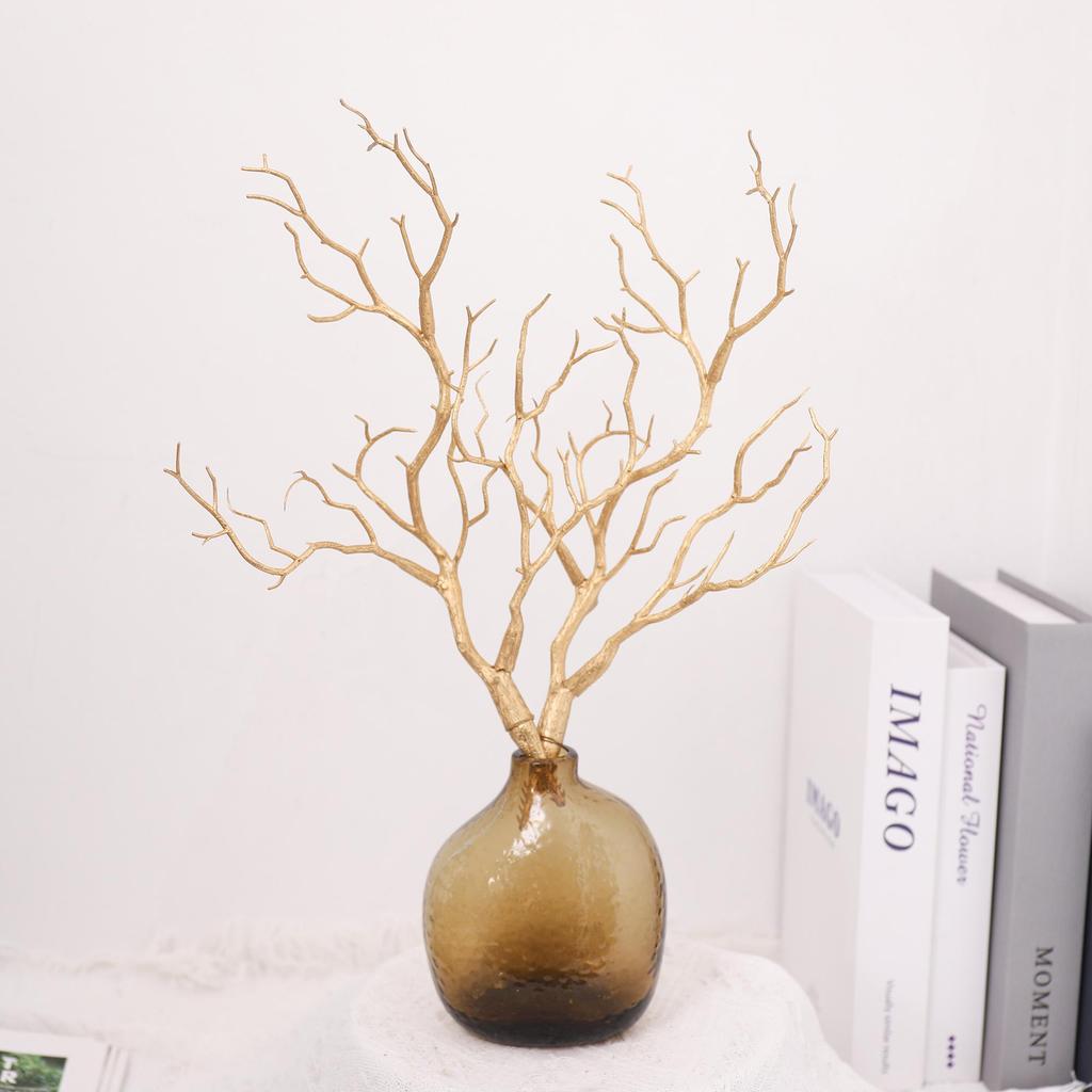 Cành Cây Khô Nhân Tạo Trang Trí Decor Artificial Dried Tree Branch Faux Coral Twig Wedding Party Hal