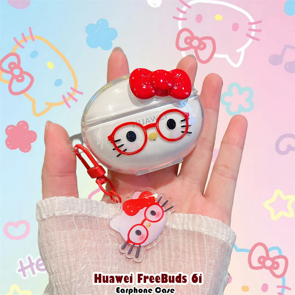 [Bộ sưu tập] Dành cho Huawei FreeBuds 6i Vỏ silicon mềm DIY Vỏ tai nghe mèo sáng tạo NO.1
