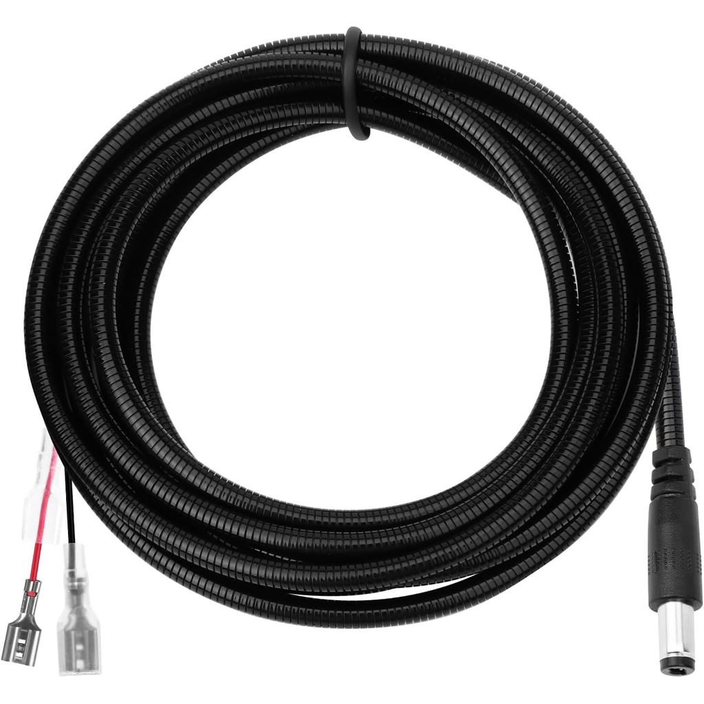 Cáp nguồn pin máy ảnh đường mòn 4.0x1.7mm Tương thích với Tactacam Reveal X XB SK, Wise Eye, Spartan