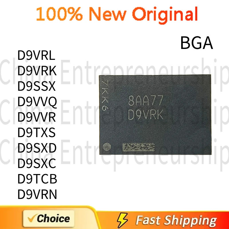 1 CÁI BGA D9VRL D9VRK D9SSX D9VVQ D9VVR D9TXS D9SXD D9SXC D9TCB D9VRN Nhớ CHIP 100% Chất Lượng Chính