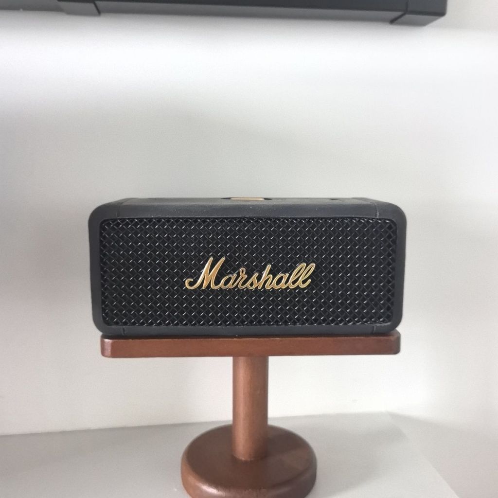 EMBERTON solid wood speaker stand, small speaker desktop display, sturdy and durable stand