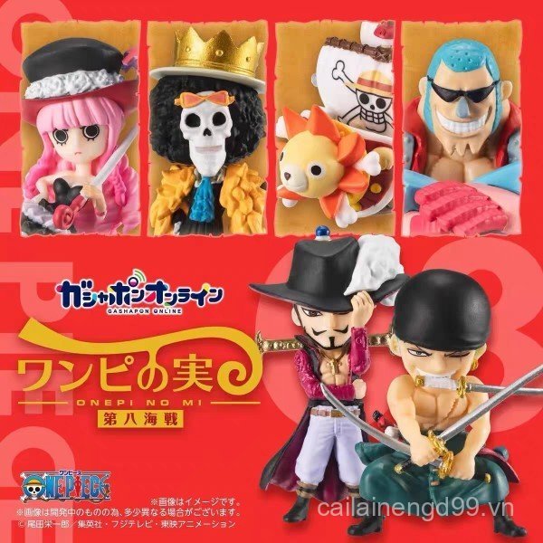 Gashapon One Piece Demon Fruit 8 Zoro Perona Brook Frankie Hawkeye Hàng có sẵn