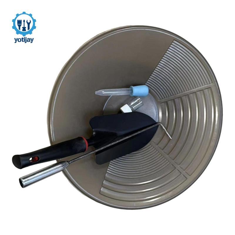 Yotijay Gold Pan Double Riffles Collection Tool để khai thác mỏ dễ dàng hơn cho người mới bắt đầu Ng