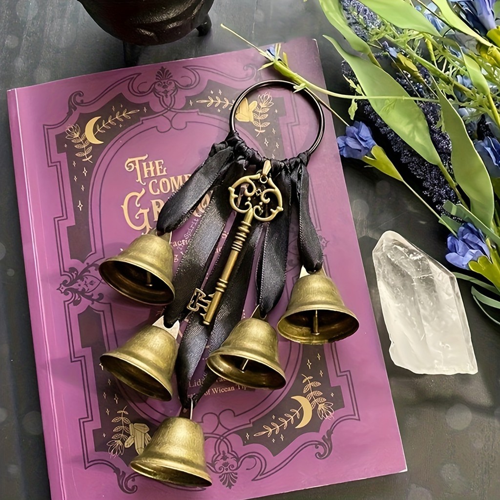 Phù Thủy Chuông Gió Bảo Vệ Tay Nắm Cửa Móc Weika Chuông Gió Phòng Nhà Cửa Sổ Sill Trang Trí Mặt Dây 