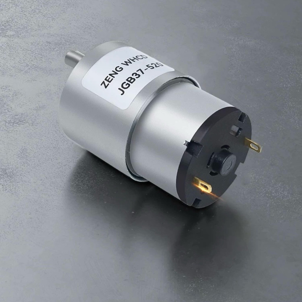 Motor DC JGB37-520 12V Giảm Tốc – Thuận Nghịch – Phụ Kiện Xe Tự Hành, Robot Thông Minh