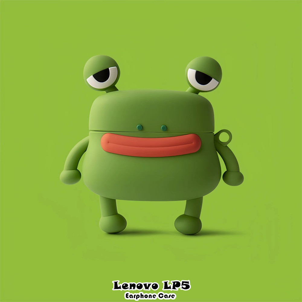 [Xu hướng phía trước] Dành cho vỏ Lenovo LP5 Vỏ silicon mềm sáng tạo Vỏ tai nghe hoạt hình mát mẻ NO