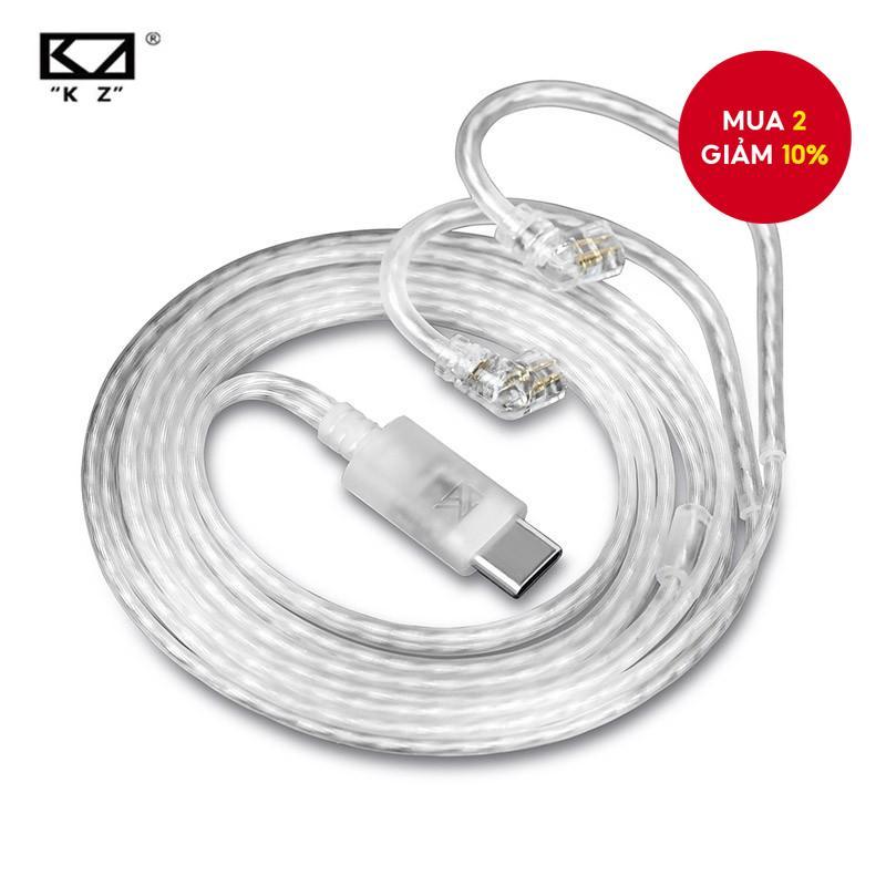 KZ Ban Đầu Loại C Sang Tai Nghe Jack Kết Nối Cáp Nâng Cấp Dây Tai Nghe Cho KZ Castor ZS10 PRO 2