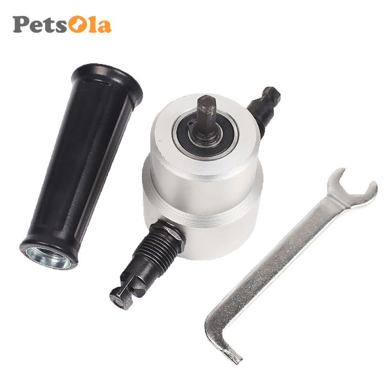 360 Kim Loại Đầu Cắt Đôi Tấm Nibbler Cưa Dụng Cụ Khoan YT-160A