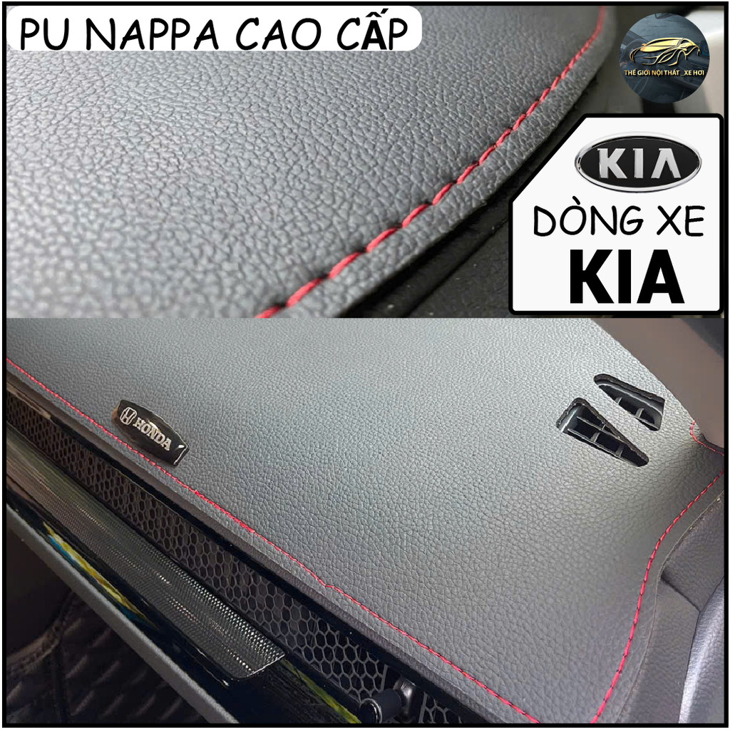 Thảm Taplo Da Pu Nappa KIA CAREN, CARNIVAL