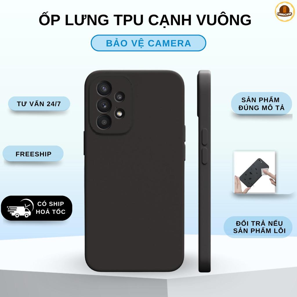 Ốp Lưng Điện thoại cạnh vuông - Bảo vệ camera cho SAMSUNG A12 - A22 4G/5G - A32 4G